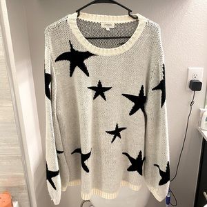 Umgee Knit Star Sweater